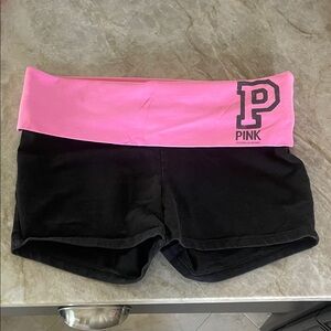 PINK Victoria's Secret YOGA SHORTS! SIZE: SMALL! Y2K!
